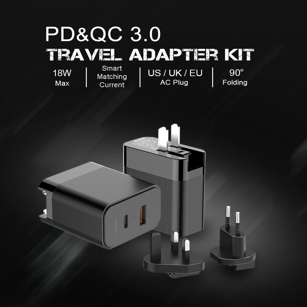PD&QC 3.0 Travel Adapter KIT