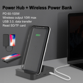 Power Hub Wireless Power Bank