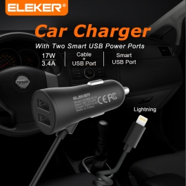 3.4A Apple Intelligent Car Charger