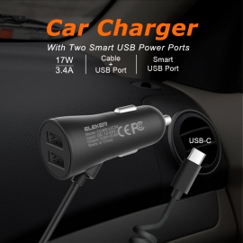 3.4AType-c Intelligent Vehicle Charger